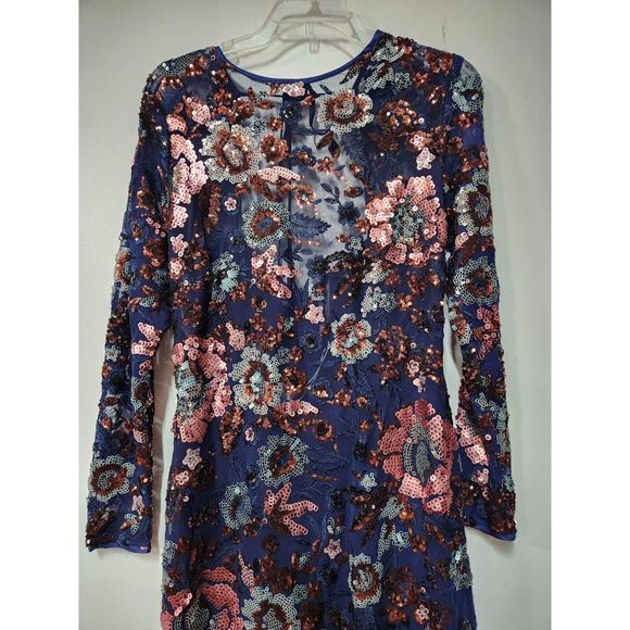 Anthropologie Sequin Mini Dress Size 2 - Picture 9 of 11